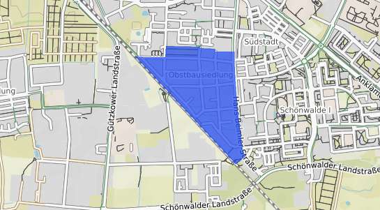 Bodenrichtwertkarte Greifswald Obstbausiedlung