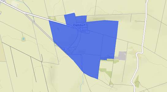 Bodenrichtwertkarte Gr&ouml;ningen Dalldorf