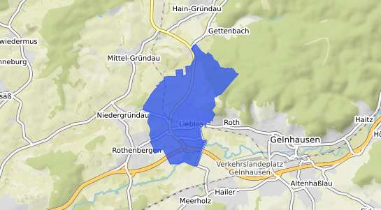 Bodenrichtwertkarte Gr&uuml;ndau Lieblos