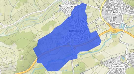 Bodenrichtwertkarte Gr&uuml;ndau Rothenbergen
