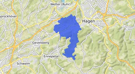 Bodenrichtwertkarte Hagen Haspe