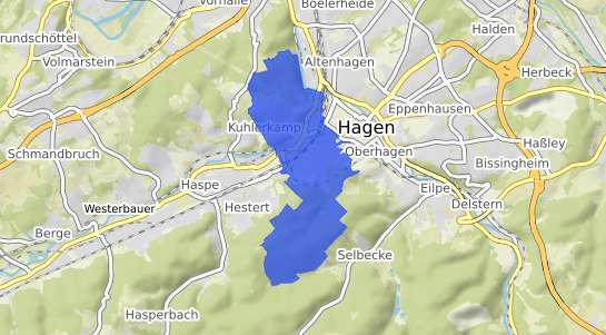 Bodenrichtwertkarte Hagen Wehringhausen