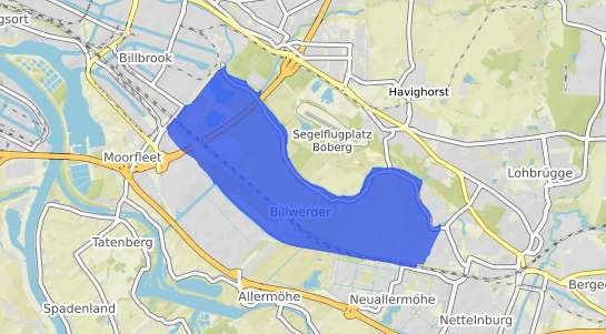 Bodenrichtwertkarte Hamburg Billwerder