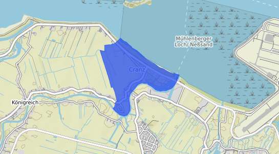 Bodenrichtwertkarte Hamburg Cranz