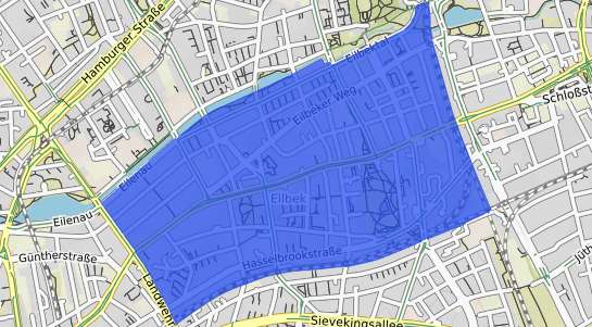 Bodenrichtwertkarte Hamburg Eilbek