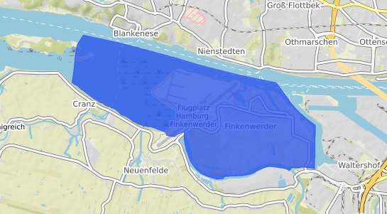 Bodenrichtwertkarte Hamburg Finkenwerder