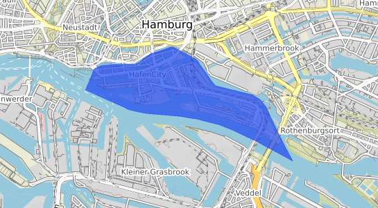 Bodenrichtwertkarte Hamburg HafenCity