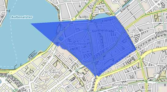Bodenrichtwertkarte Hamburg Hohenfelde