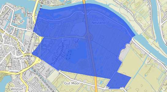 Bodenrichtwertkarte Hamburg Neuland