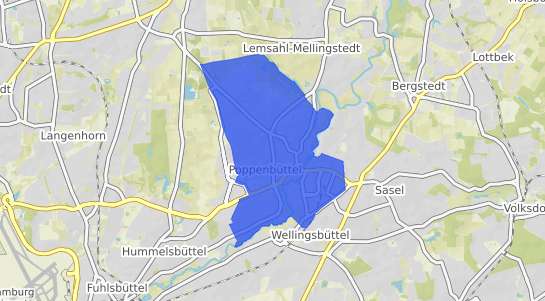 Bodenrichtwertkarte Hamburg Poppenbüttel