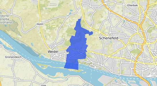 Bodenrichtwertkarte Hamburg Rissen