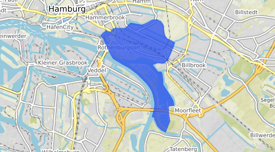 Bodenrichtwertkarte Hamburg Rothenburgsort