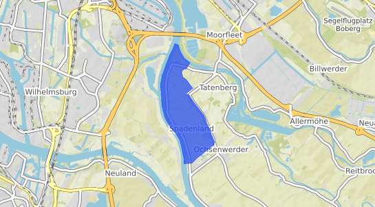 Bodenrichtwertkarte Hamburg Spadenland