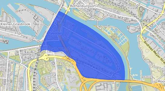 Bodenrichtwertkarte Hamburg Veddel