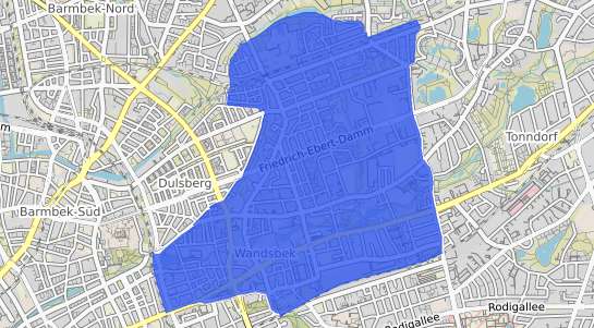 Bodenrichtwertkarte Hamburg Wandsbek