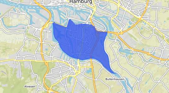 Bodenrichtwertkarte Hamburg Wilhelmsburg