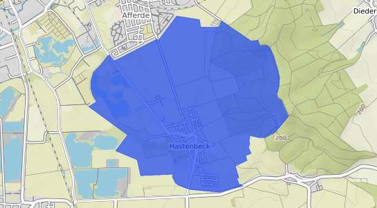 Bodenrichtwertkarte Hameln Hastenbeck