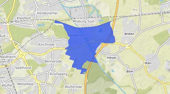 Bodenrichtwertkarte Hannover Anderten