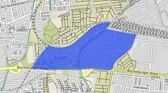 Bodenrichtwertkarte Hannover Bornum