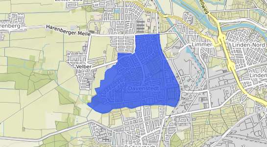 Bodenrichtwertkarte Hannover Davenstedt