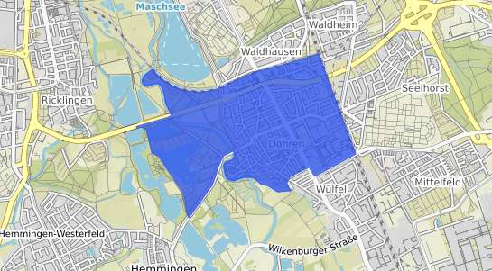 Bodenrichtwertkarte Hannover D&ouml;hren