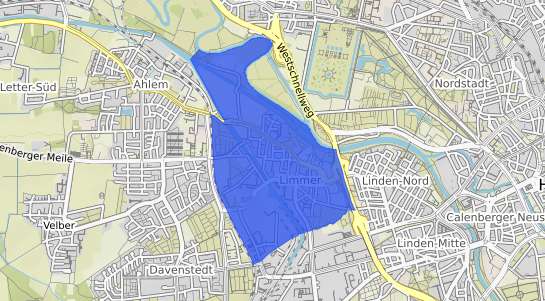 Bodenrichtwertkarte Hannover Limmer