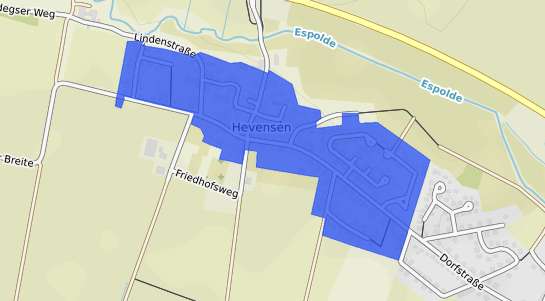 Bodenrichtwertkarte Hardegsen Hevensen