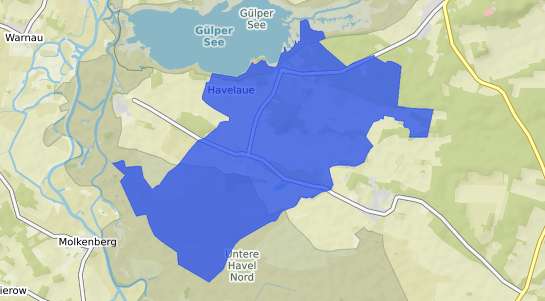 Bodenrichtwertkarte Havelaue Wolsier