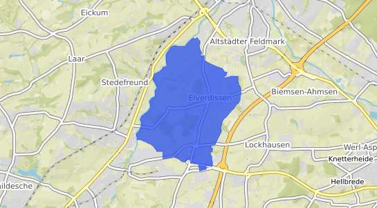 Bodenrichtwertkarte Herford Elverdissen