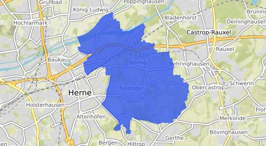 Bodenrichtwertkarte Herne Sodingen