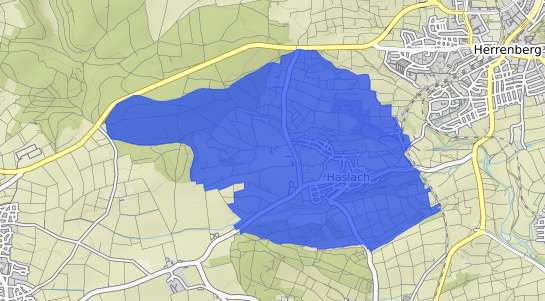 Bodenrichtwertkarte Herrenberg Haslach
