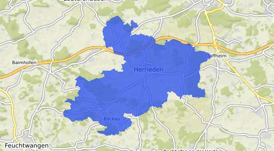 Bodenrichtwertkarte Herrieden Herrieden