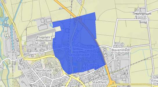 Bodenrichtwertkarte Hildesheim Drispenstedt