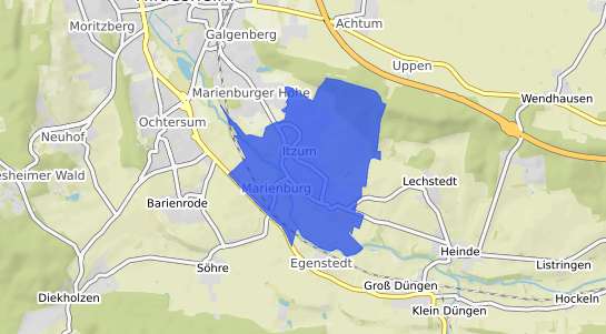 Bodenrichtwertkarte Hildesheim Itzum