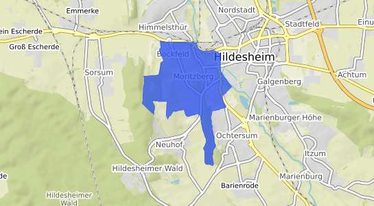 Bodenrichtwertkarte Hildesheim Moritzberg