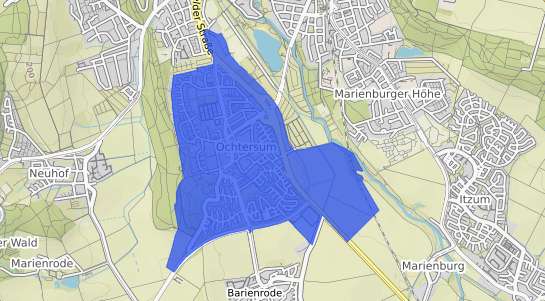 Bodenrichtwertkarte Hildesheim Ochtersum