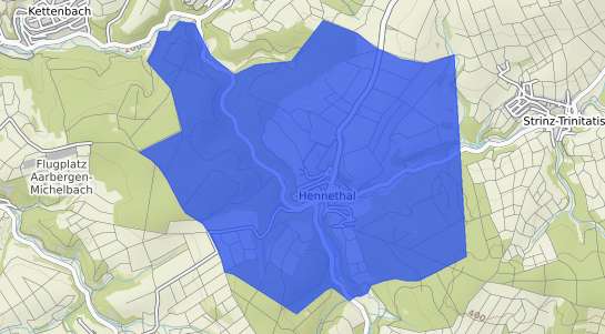 Bodenrichtwertkarte Hohenstein Hennethal