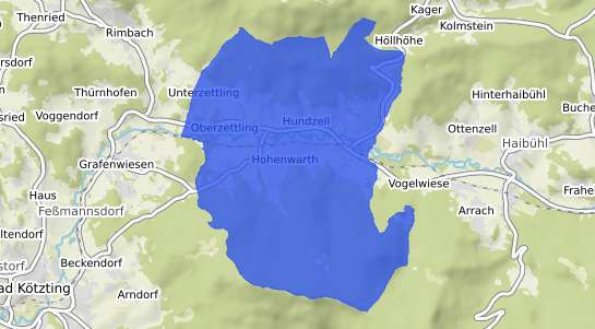 Bodenrichtwertkarte Hohenwarth Hohenwarth
