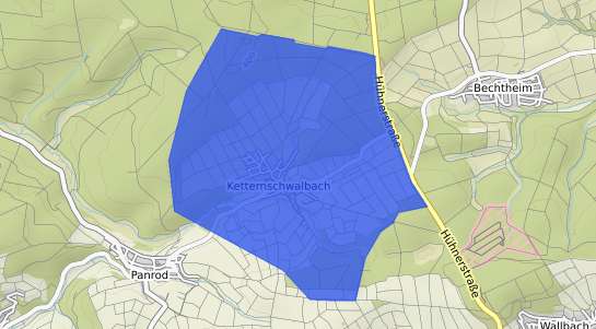 Bodenrichtwertkarte H&uuml;nstetten Ketternschwalbach