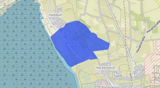 Bodenrichtwertkarte Husum Schob&uuml;ll