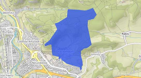 Bodenrichtwertkarte Jena Drackendorf