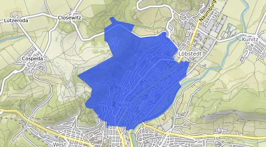 Bodenrichtwertkarte Jena Nord