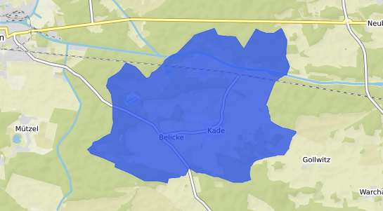 Bodenrichtwertkarte Kade Kade