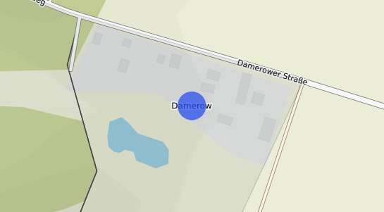 Bodenrichtwertkarte Kargow Damerow