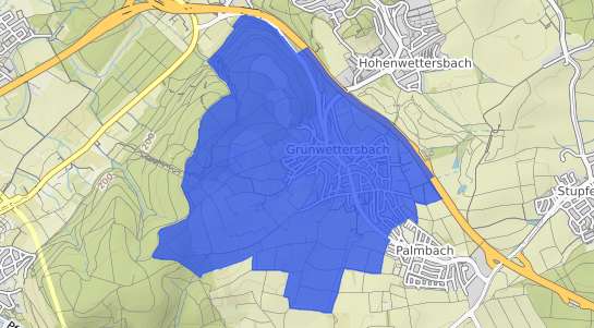 Bodenrichtwertkarte Karlsruhe Grünwettersbach