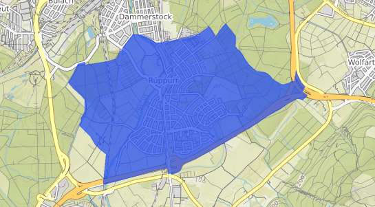 Bodenrichtwertkarte Karlsruhe Rüppurr