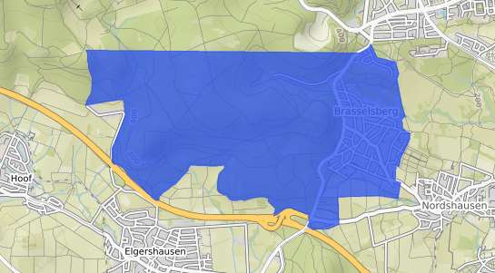 Bodenrichtwertkarte Kassel Brasselsberg