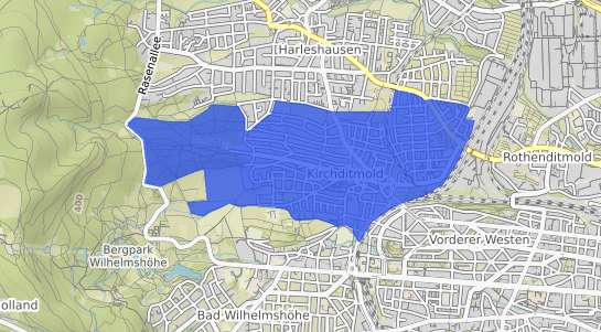 Bodenrichtwertkarte Kassel Kirchditmold