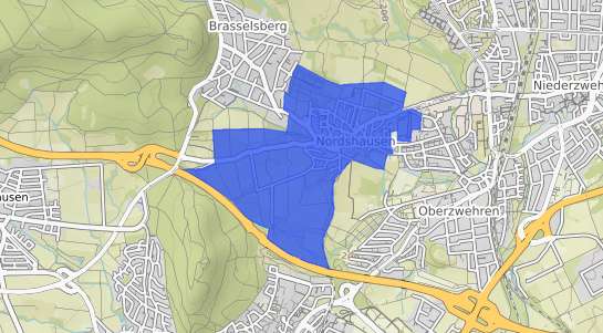 Bodenrichtwertkarte Kassel Nordshausen