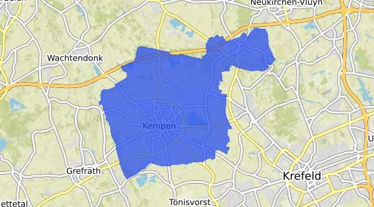 Bodenrichtwertkarte Kempen Kempen